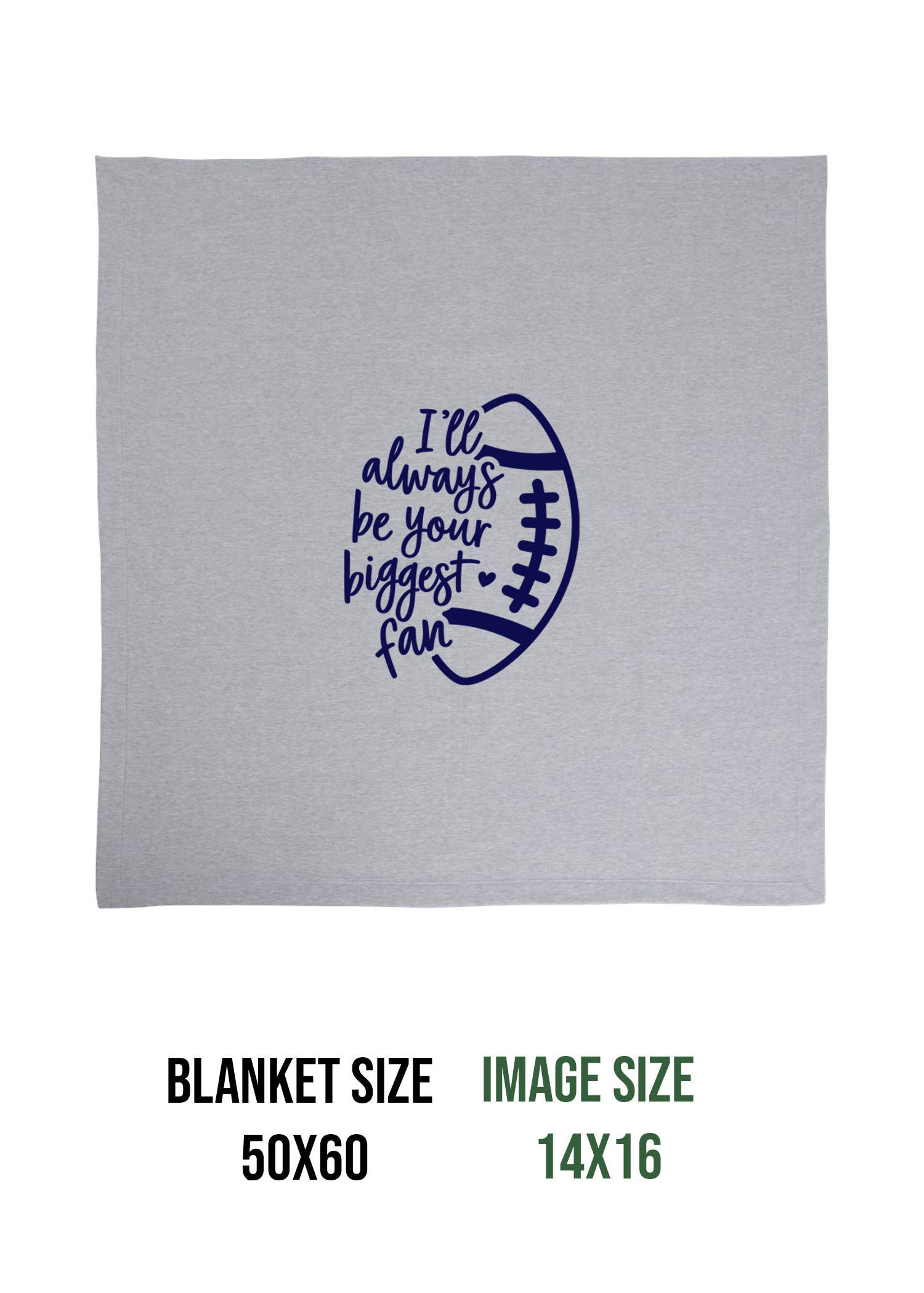 NW Football Design 9 Blanket