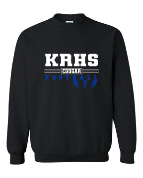 KRHS Cougar Football non hooded sweatshirt