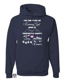 Dogs and Camping Hooded Sweatshirt
