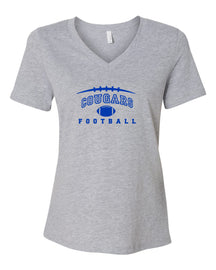 Cougars Football V-neck T-Shirt