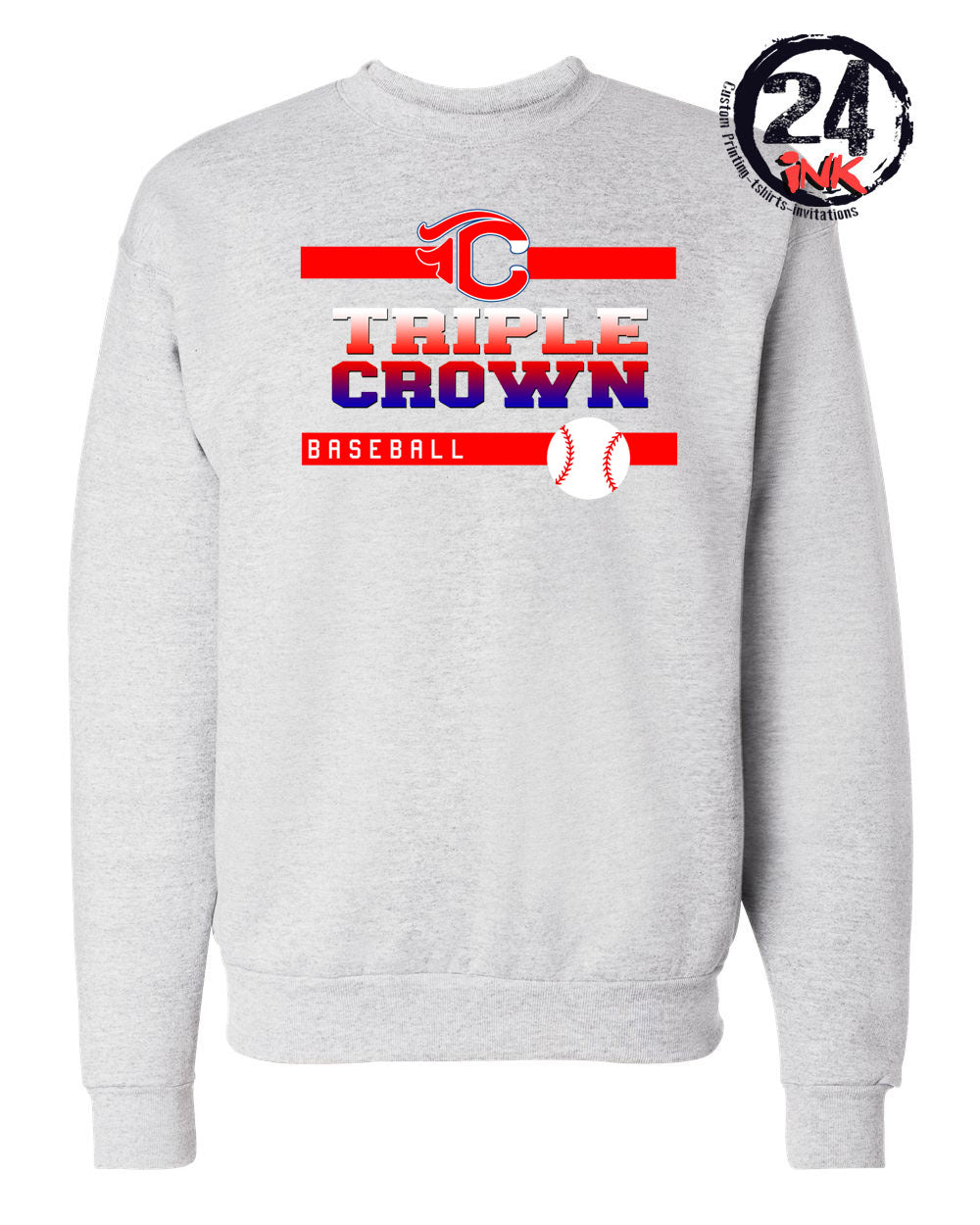 TC Triple Crown non hooded sweatshirt