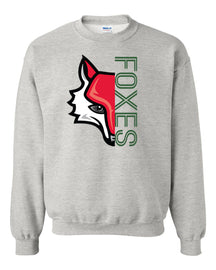 Half fox non hooded sweatshirt