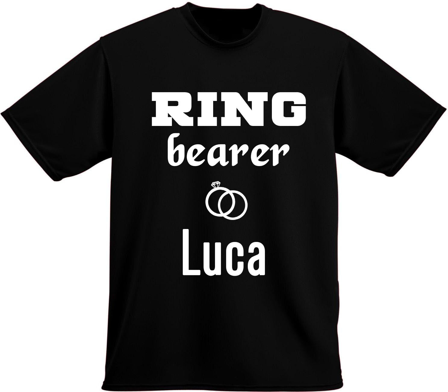 Ring Bearer T-shirt, Wedding