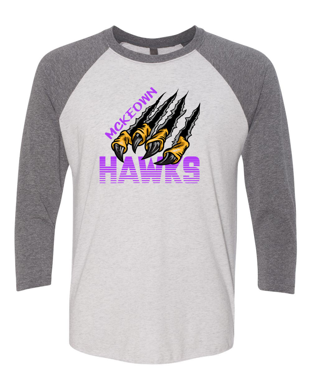 Hawk Claws Raglan shirt