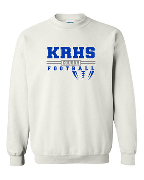 KRHS Cougar Football non hooded sweatshirt