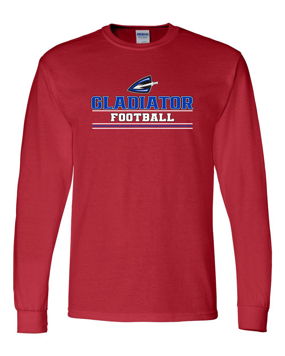 Gladiator Football Design 4 Long Sleeve Shirt