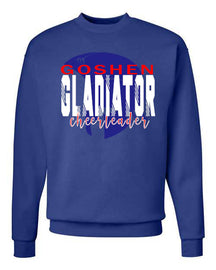 Goshen Gladiator Cheerleader non hooded sweatshirt