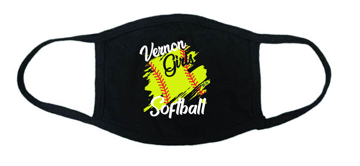 Vernon Girls Softball Face Mask, Masks