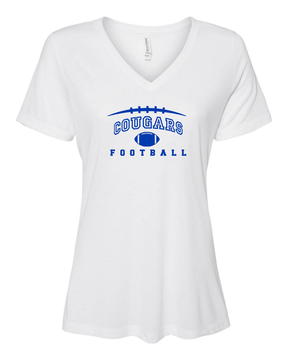 Cougars Football V-neck T-Shirt