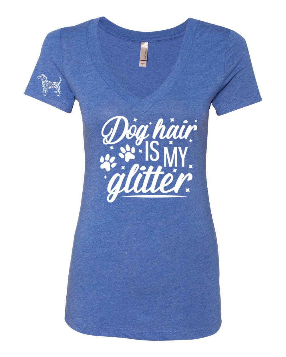 Dog hair is my glitter V-neck T-Shirt