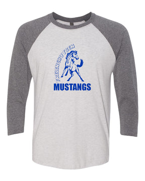 Mustangs design 4 raglan shirt