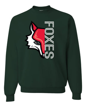 Half fox non hooded sweatshirt