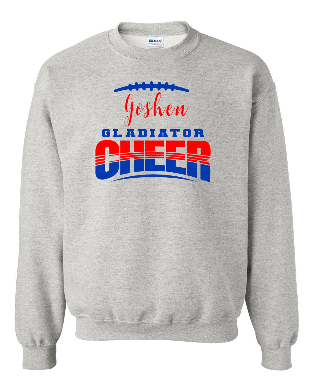 Goshen non hooded sweatshirt design 2