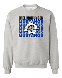 Mustangs design 3 non hooded sweatshirt