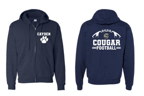 Cougars Football Zip up Sweatshirt