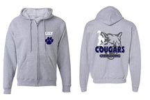 Cougars Cheerleading Zip up Sweatshirt