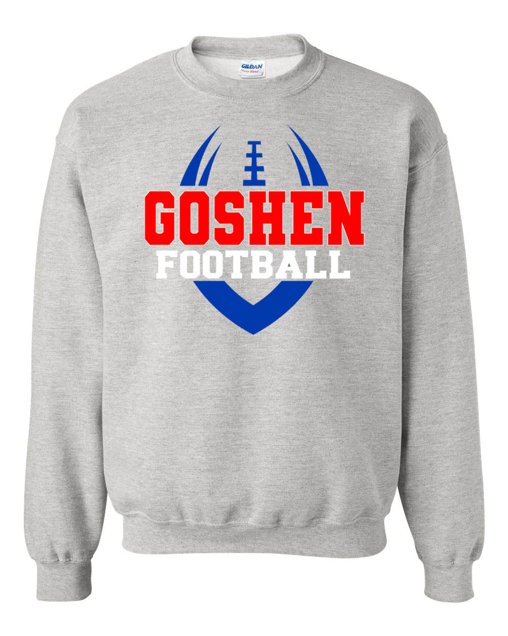 Goshen Football design 1 non hooded sweatshirt