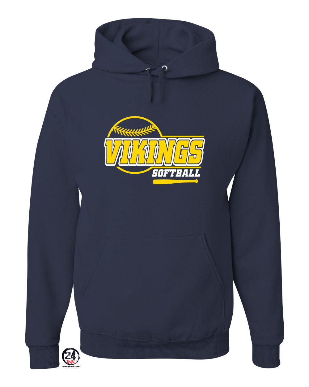 Vernon Vikings Softball Hooded Sweatshirt
