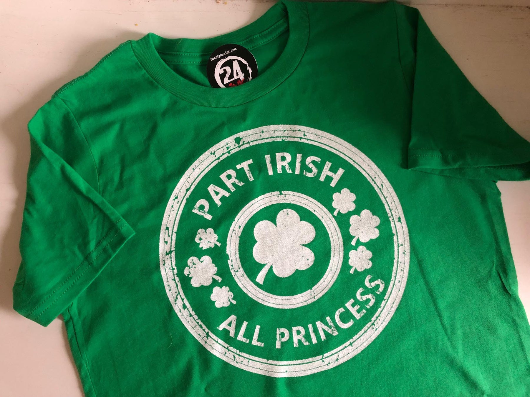 Part Irish all Princess T-shirt, St. Patrick's Day