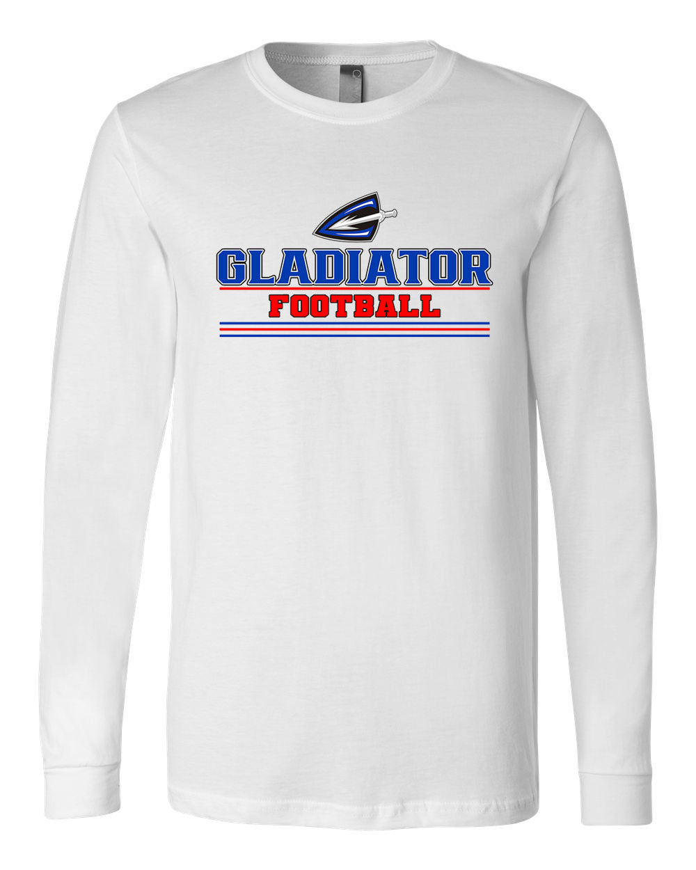 Gladiator Football Design 4 Long Sleeve Shirt