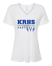 KRHS Cougar Football V-neck T-Shirt