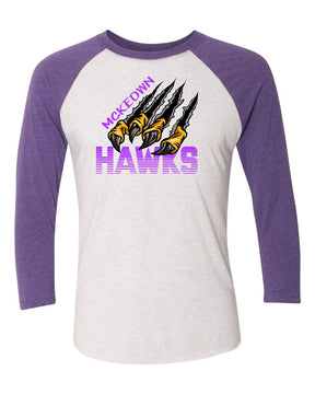 Hawk Claws Raglan shirt