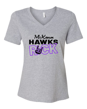 McKeown Hawks Rock V-Neck