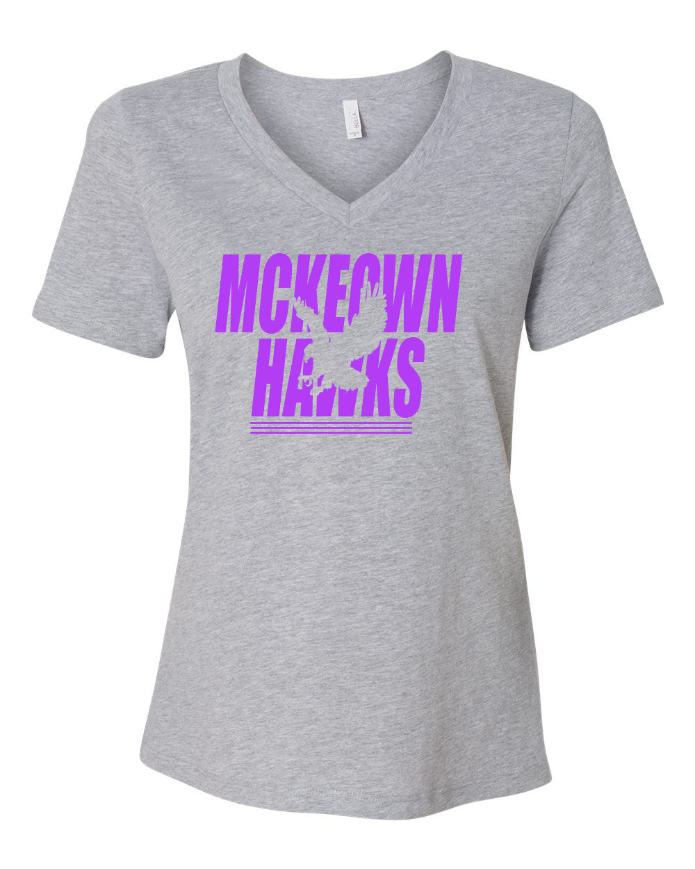 McKeown Hawks V-neck T-Shirt