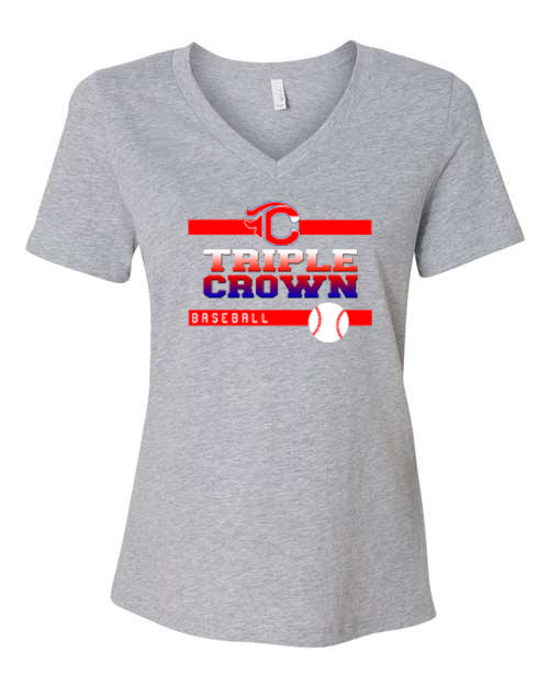 TC Triple Crown V-neck T-shirt
