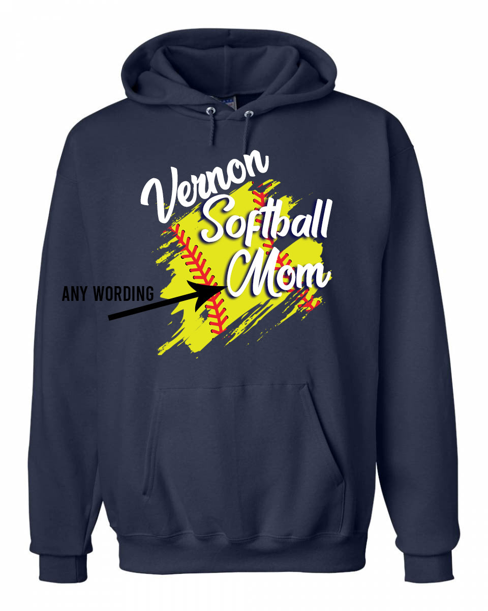 Vernon softball mom Sweatshirt