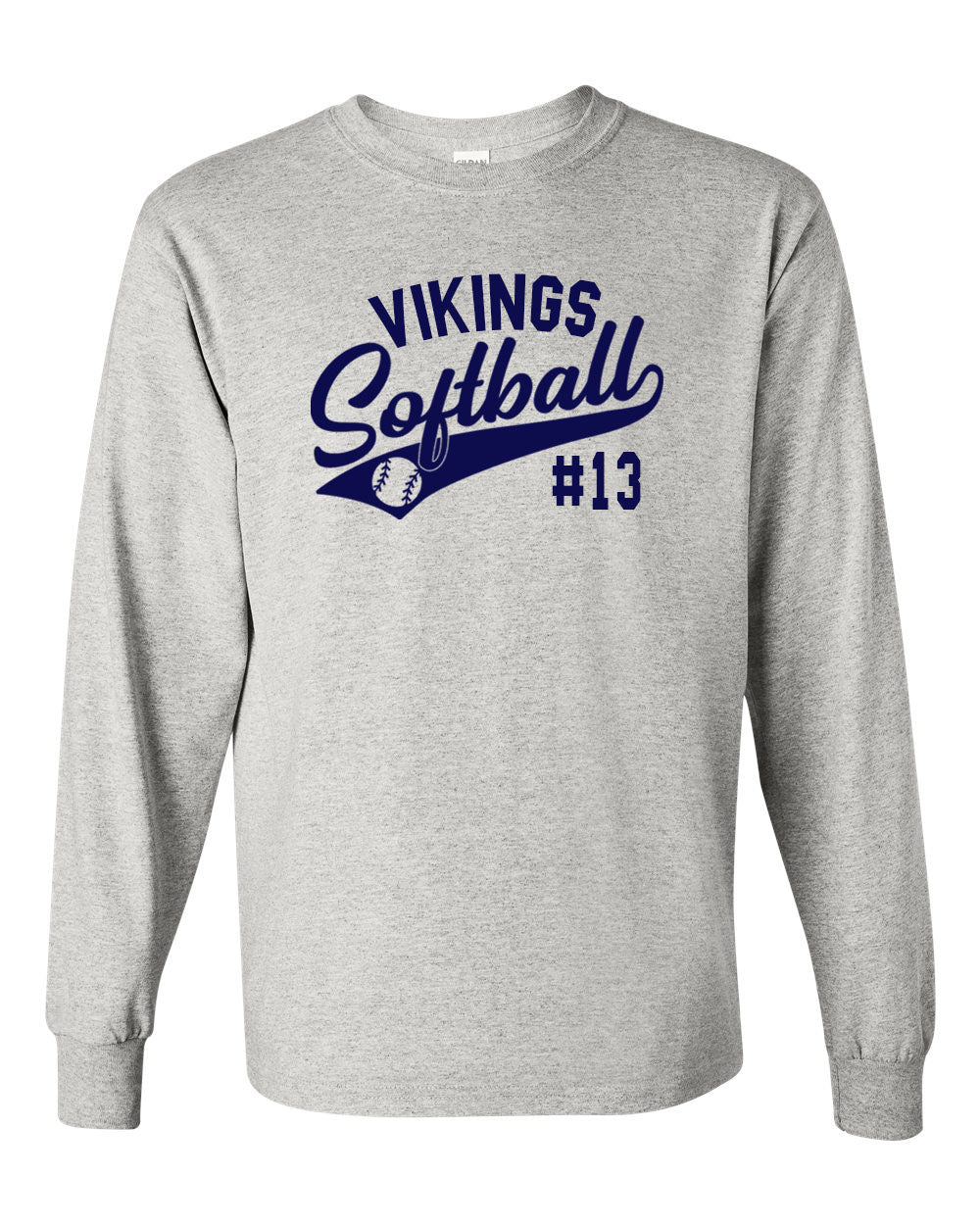 Vikings Softball Long Sleeve Shirt