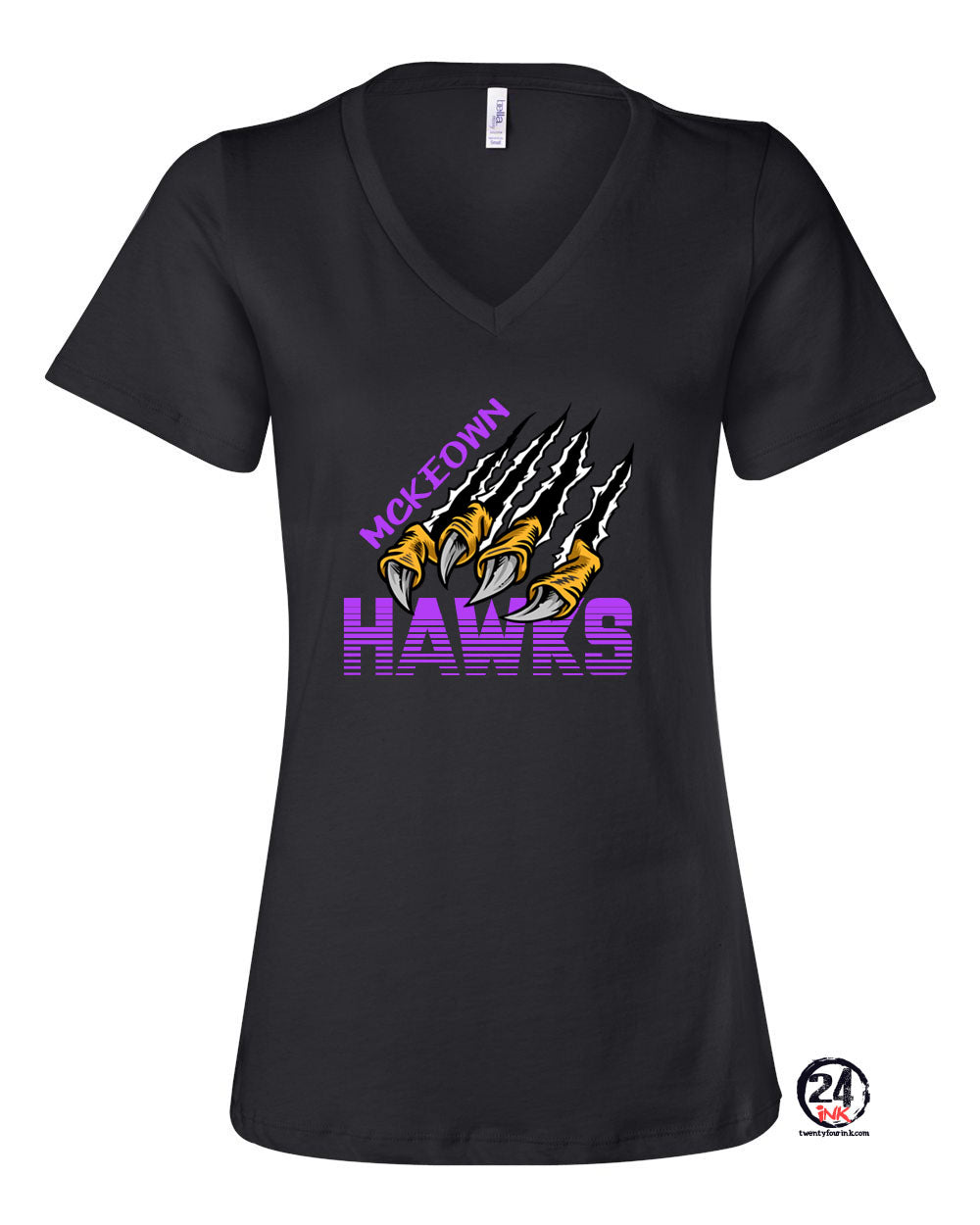 Hawk Claws V-neck T-Shirt