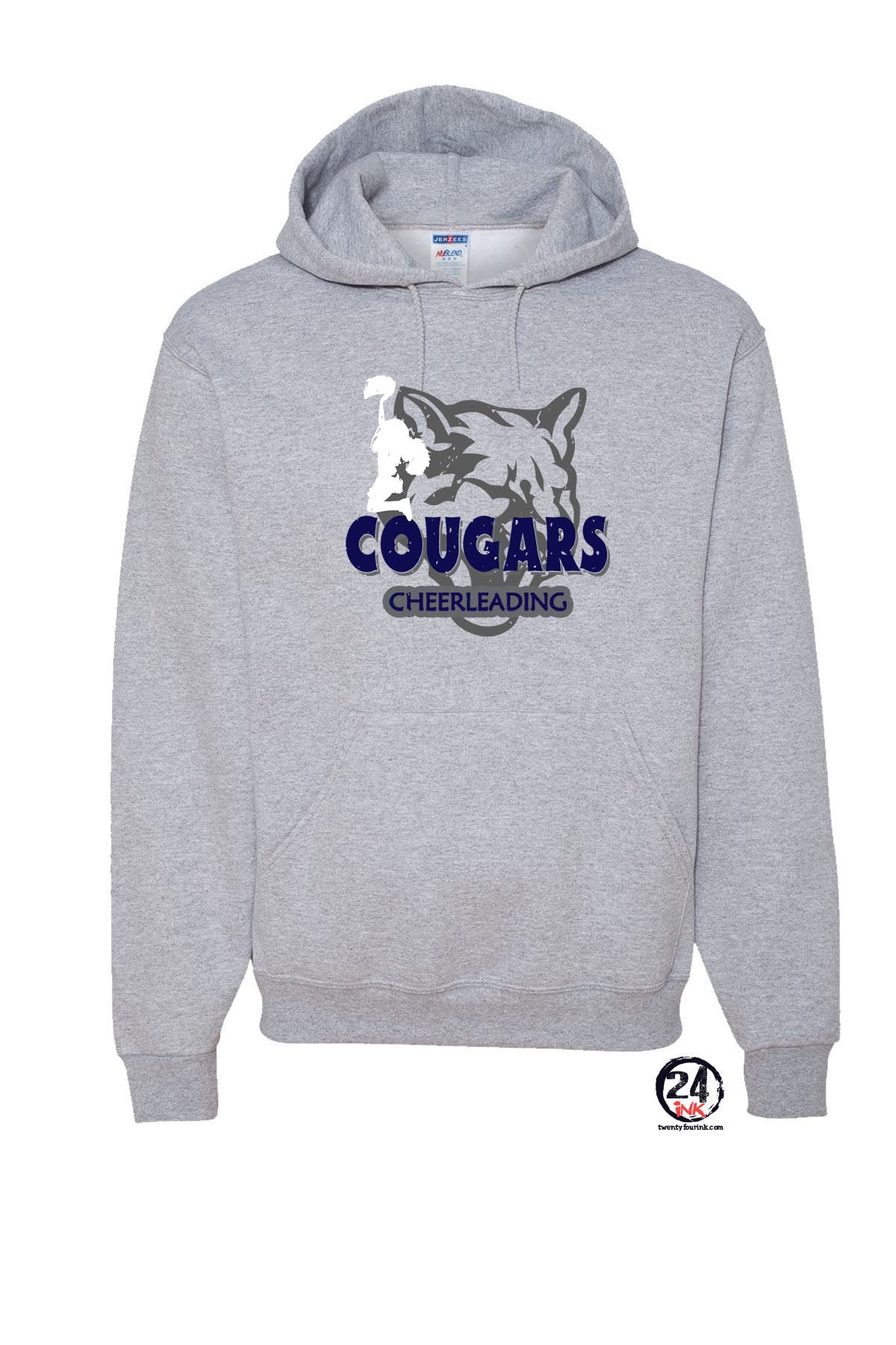 Cougar Cheerleading Hooded Sweatshirt