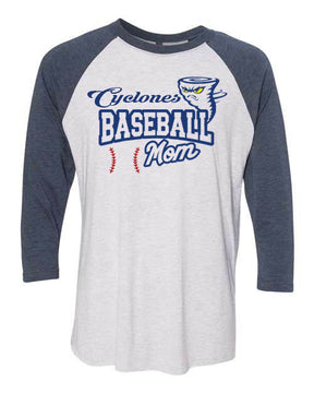 Cyclones Mom raglan shirt