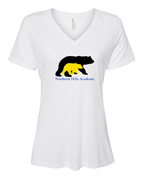 Northern Hills 2 Bears V-neck T-shirt