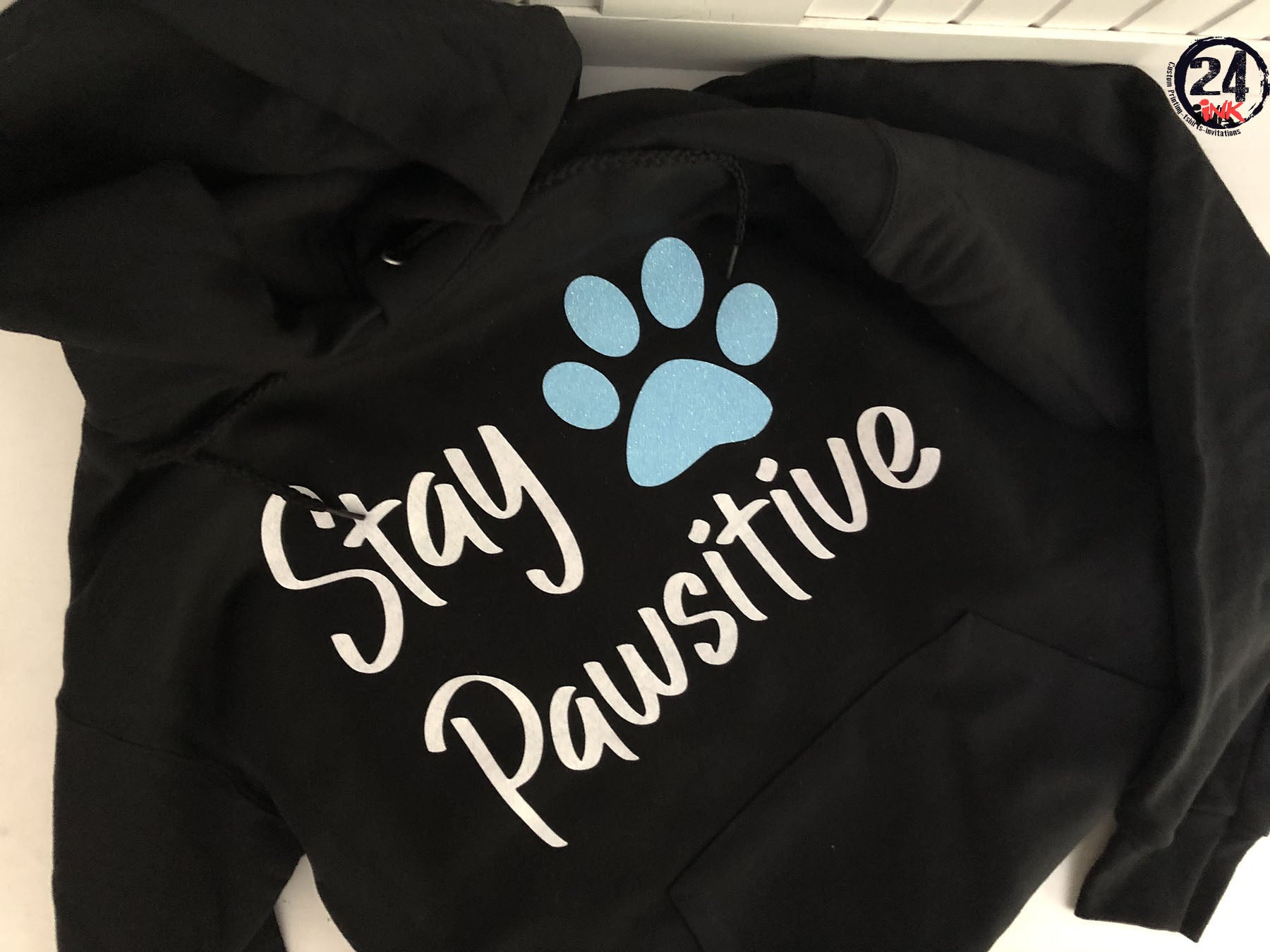 Stay pawsitive sweatshirt