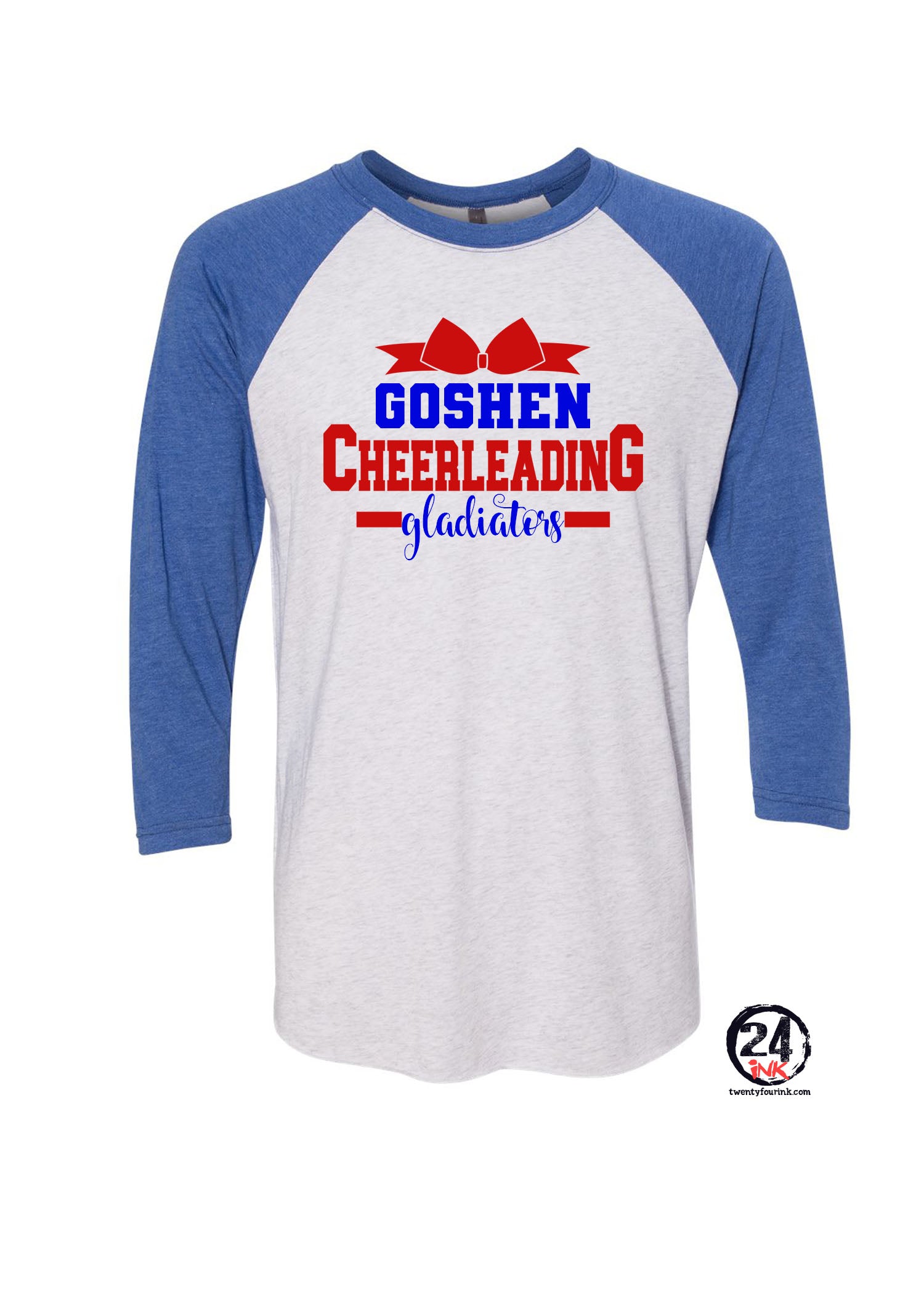 Goshen Cheerleading raglan shirt