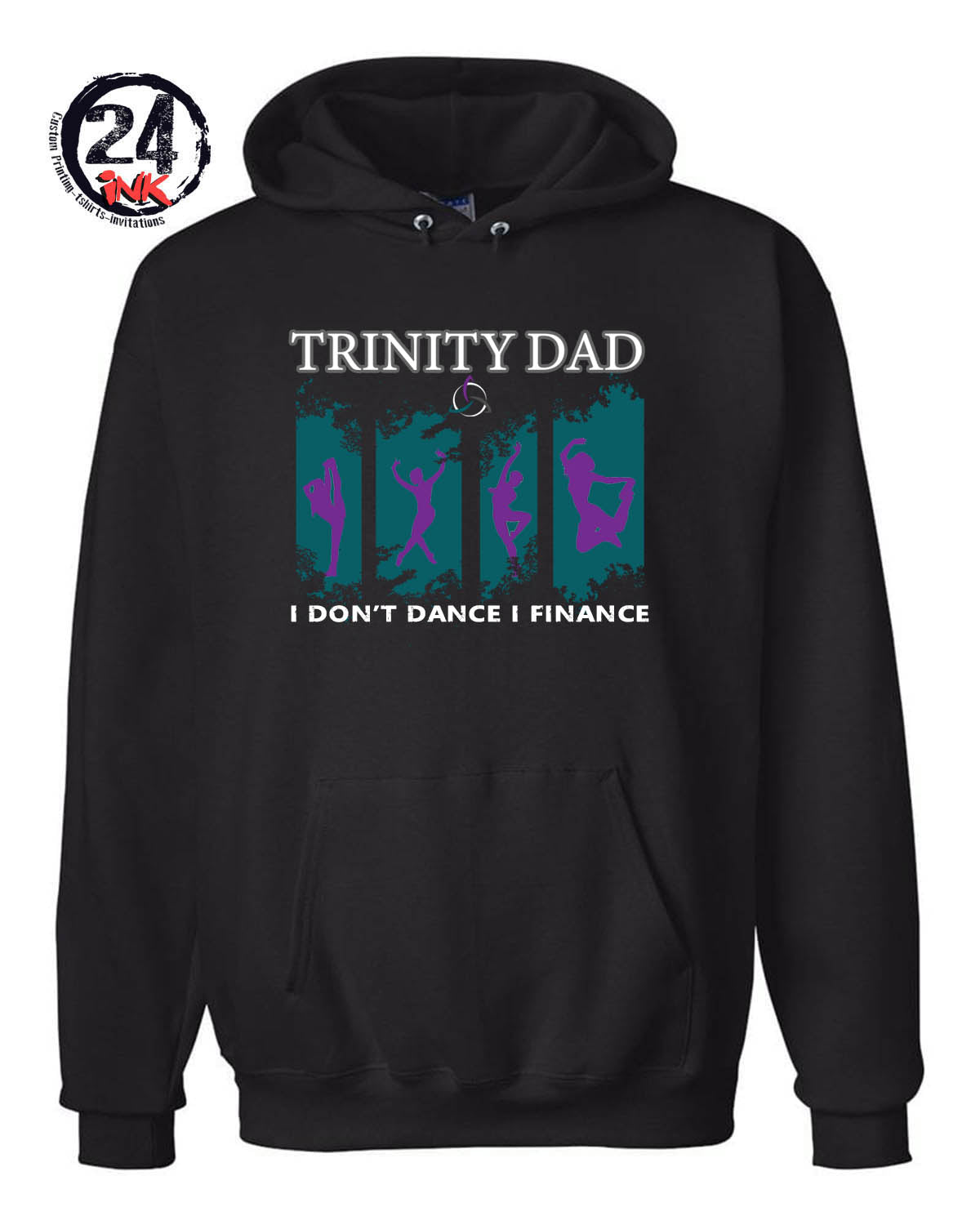 I don't dance I finance Hooded Sweatshirt