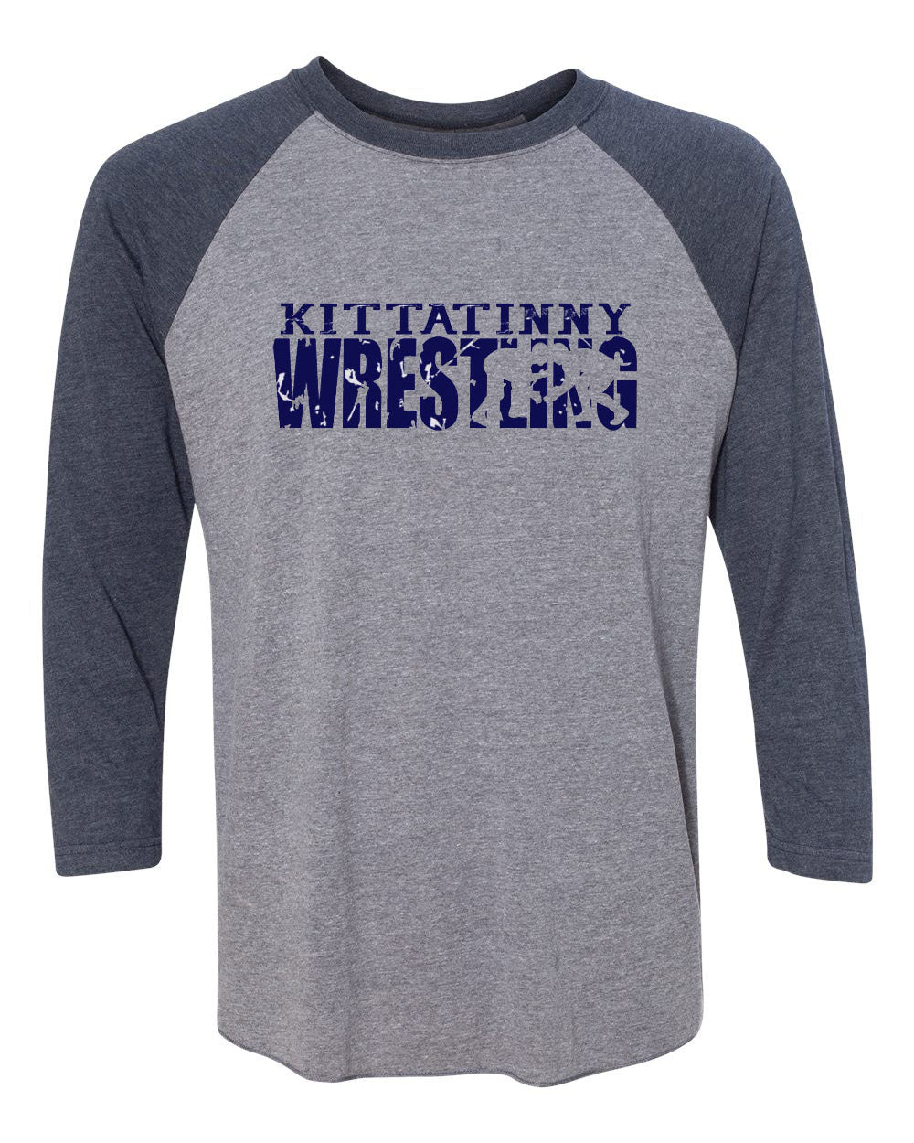Kittatinny Wrestling Design 2 raglan shirt