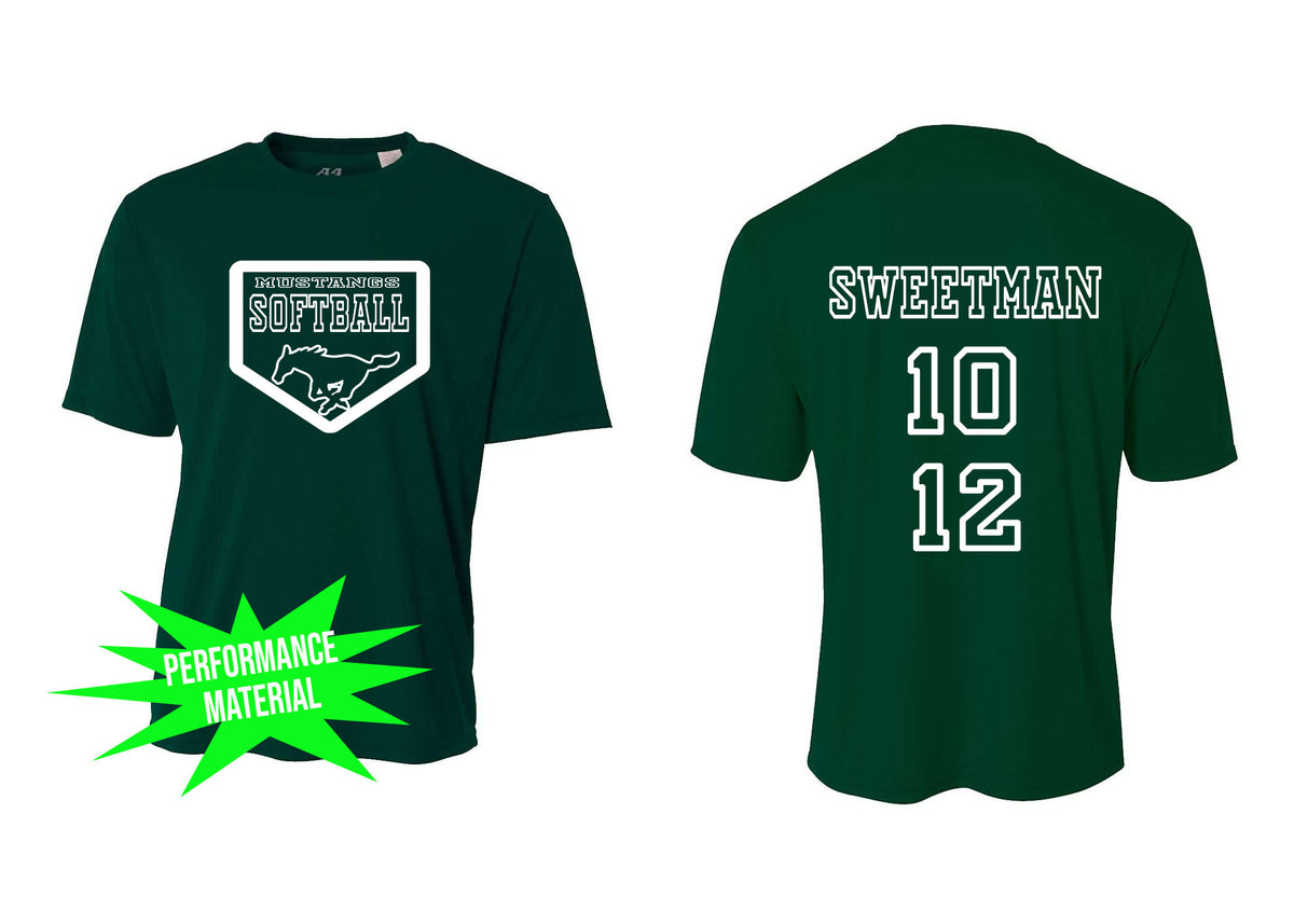Sussex Tech Softball Performance Material T-Shirt