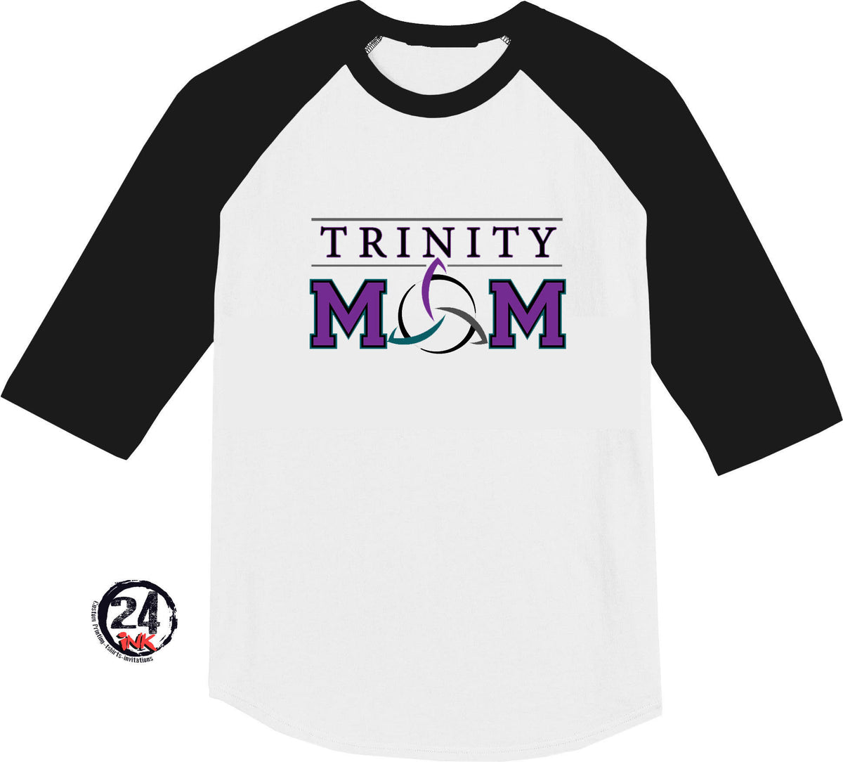 Trinity Mom raglan shirt