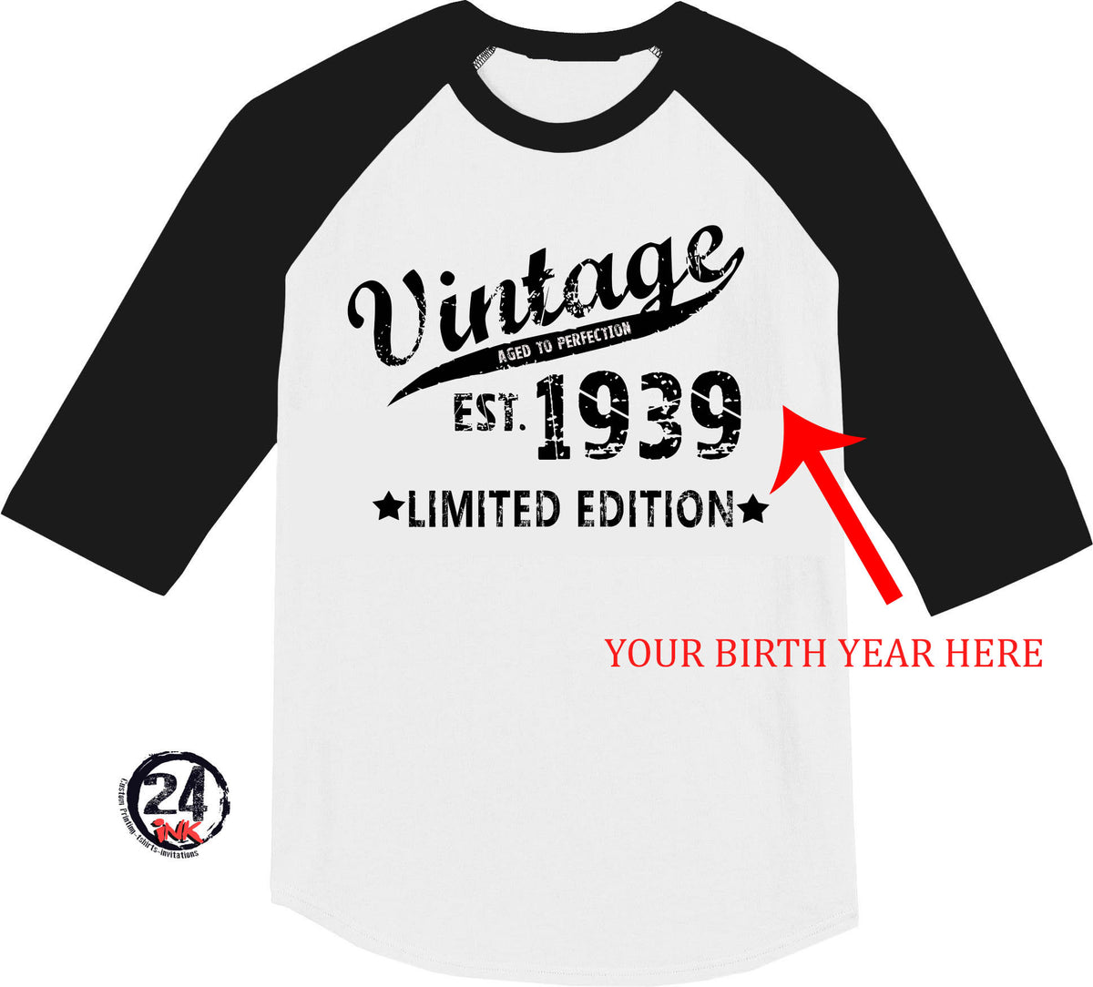 Vintage, Limited Edition Birthday Shirt