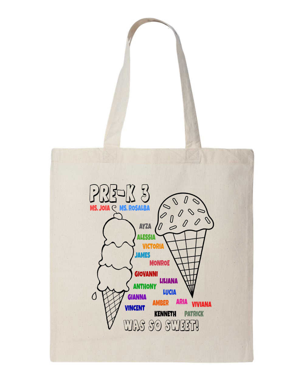 Teacher Class Gift Coloring Tote Bag