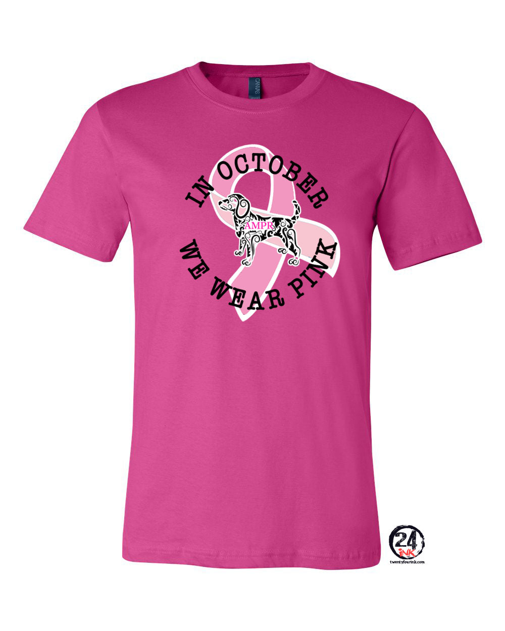 Ampr in Oct we wear Pink T-Shirt