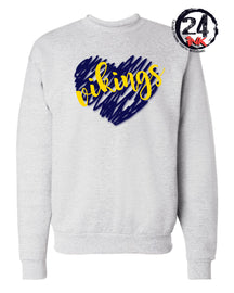 Cedar Mountain Heart non hooded sweatshirt