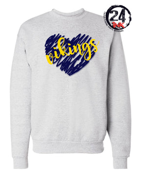 Cedar Mountain Heart non hooded sweatshirt