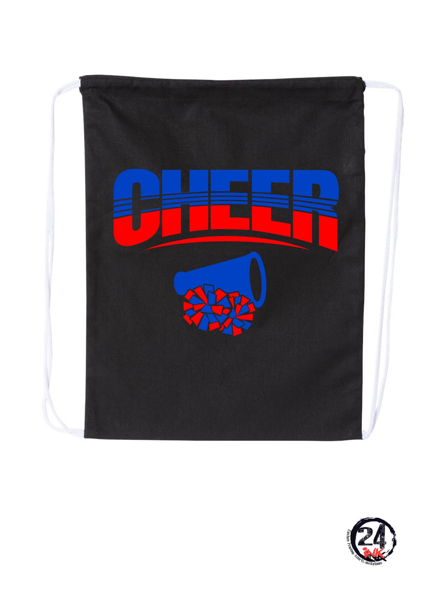 Cheer drawstring bag