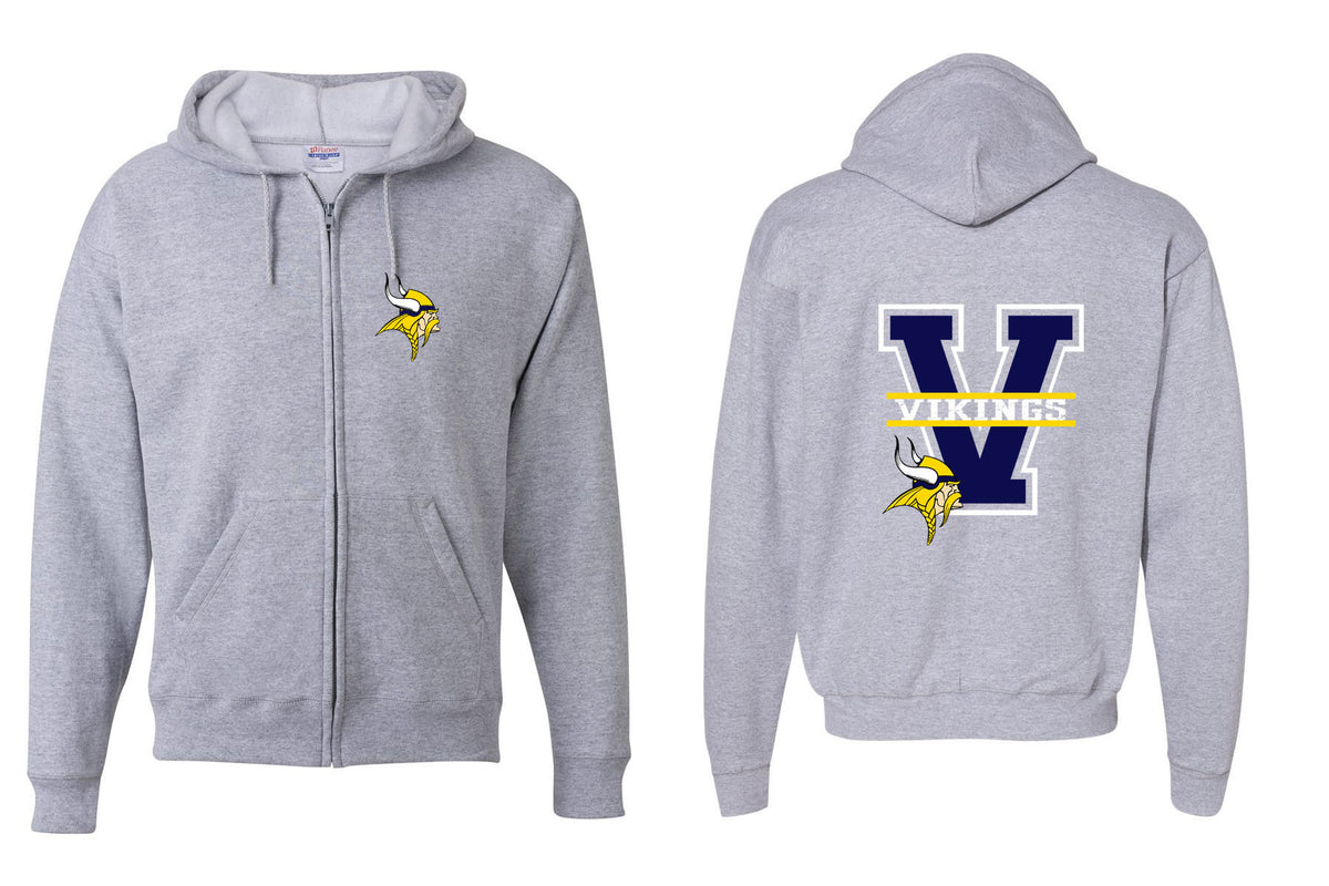 Vernon Design 24 Zip up Sweatshirt