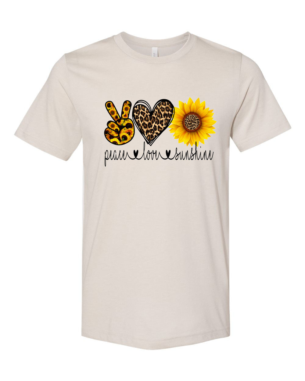 Peace love sunshine T-Shirt, Flowers