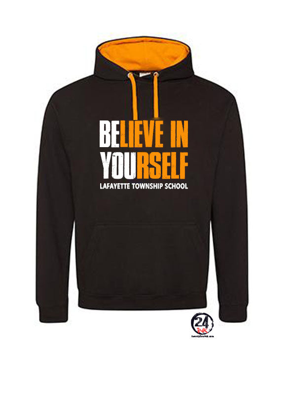 Be You Tigers Hooded Sweatshirt Orange Hood
